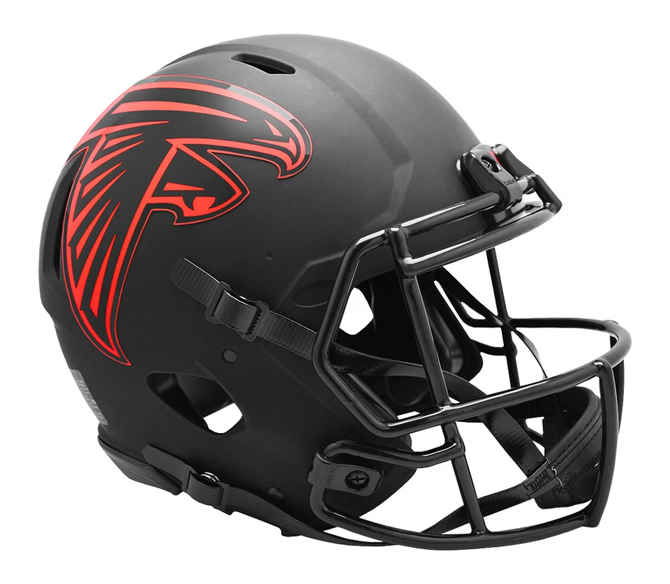 Capacete Atlanta Falcons Fuls tamanho autêntico Eclipse Speed novo na caixa 26929 - Imagem 1 de 1