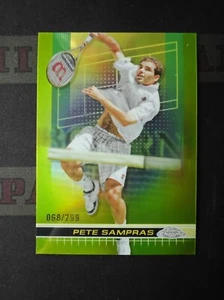 2024 Topps Chrome Tennis Yellow Refractor Pete Sampras /299 - Picture 1 of 2