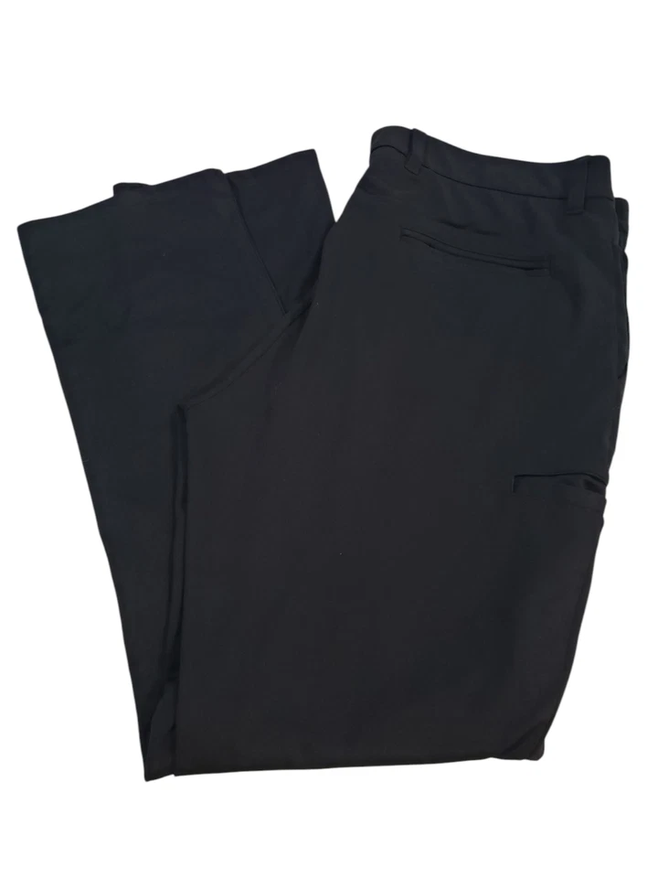 Jack Nicklaus Golf Performance Pants Men Black 36 Straight Elastic Waist Active - Image 1 of 4