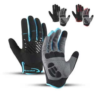 Motorcycle Racing Full Finger Touch Screen Anti-slip Gloves for Outdoor Sports - Picture 1 of 17