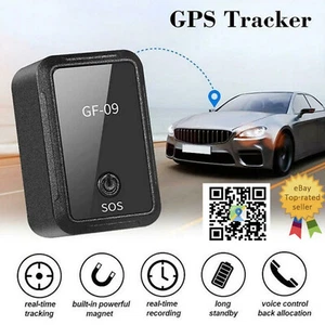GF09 Mini Magnetic Car Vehicle GPS Tracker Voice Rec Locator Real Time Tracking - Picture 1 of 10