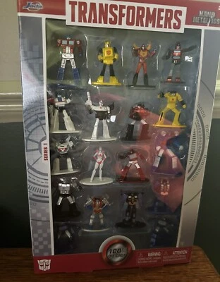 18pc Nano Metalfigs Transformers: Optimus/Jazz/Arcee/Megatron/Shockwave/+More  - Image 1 of 4