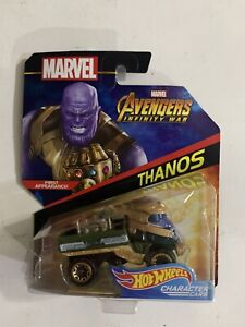 Hot Wheels Disney Marvel Avengers Infinity War Thanos Character Car Comics FLG53