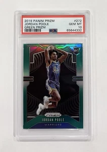 Jordan Poole 2019 Panini Prizm Green Prizm RC Rookie #272 PSA 10 Gem Mint - Picture 1 of 1