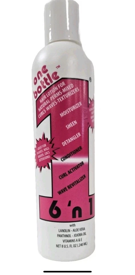 Una botella - Loción 6 n 1 para permanentes corporales, ondas, rizos y texturizantes - 8 oz (de colección) Foto 1 de 1