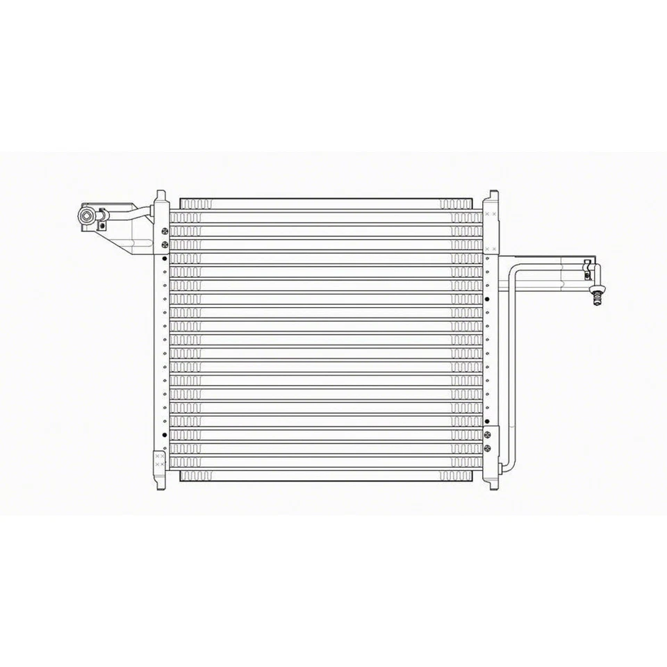 Nuevo condensador de aire acondicionado de repuesto para camioneta Ford Ranger Mazda 1995 1996 1997 Foto 1 de 1