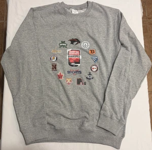 Hockey Day MN 2025 Sweatshirt - Augusta Sportswear - Größe M - grau - NEU - Bild 1 von 4