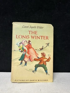 1953 "The Long Winter" by Laura Ingalls Wilder HC With Paper Jacket - Picture 1 of 5