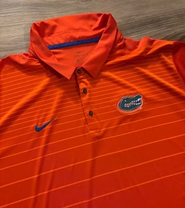 Nike Dri-Fit Polo Shirt Men’s 4XL Orange Florida Gators Logo NCAA UF - Picture 1 of 6