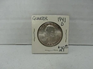 Cuarto de dólar Washington 1941-D - 90 % plata - Imagen 1 de 2