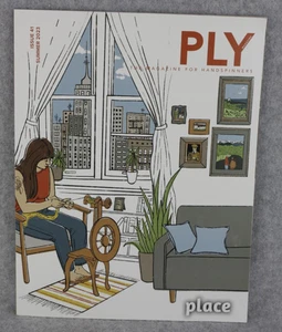 PLY Magazine For Hand Spinners Issue 41 Summer 2023 Place Knit Yarn FREE SHIP - Picture 1 of 7