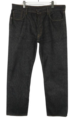 Levi's 501 Vaqueros Hombres W40/L34 Vaquero Azul Oscuro Botón Fly Corte Recto - Imagen 1 de 4