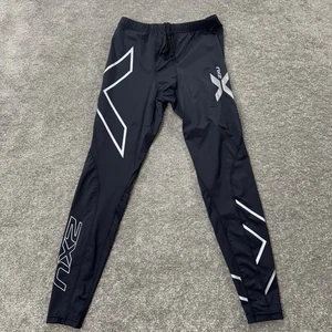 Pantalones de compresión 2XU para hombre MA1967B talla L negro logotipo reflectante - Imagen 1 de 12