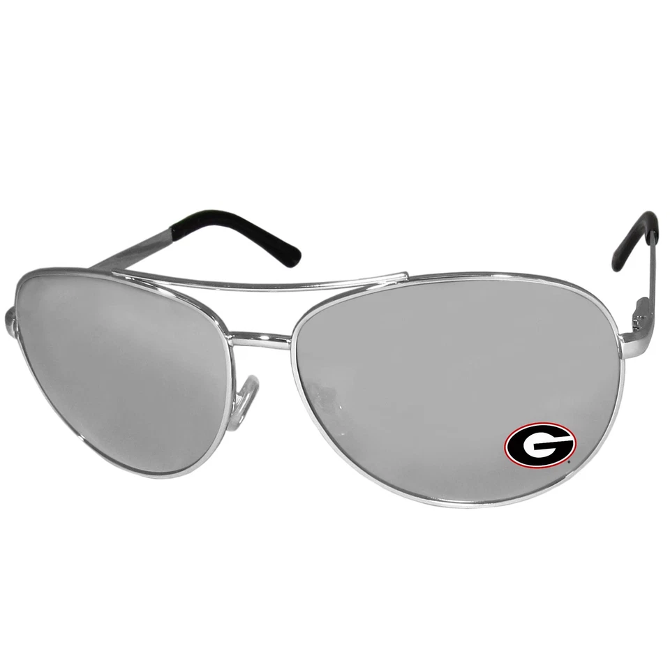 Georgia Bulldogs Aviator Sunglasses Foto 1 de 1