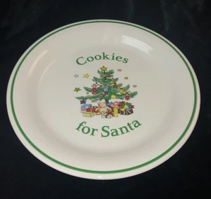 Vintage (2) Nikko Japan Christmas Tree “Cookies For Santa” 🎅🏻 & “Heart” Plates - Picture 1 of 6
