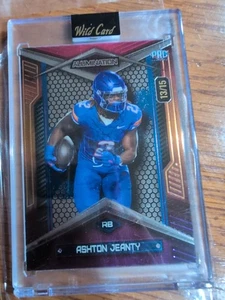 🔥2024 Wild Card JTH Ashton Jeanty PRC 13/15 Rainbow Foil Refractor 🔥 - Picture 1 of 2