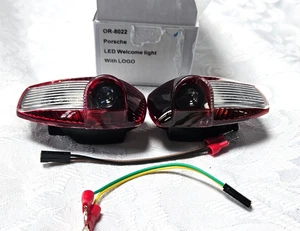 Porsche Door Puddle Lights Projector logo  Cayenne 911 Macan, Cayman, Boxster?? - Picture 1 of 8