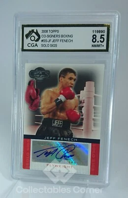 2008 Topps Co-Signers Jeff Fenech Signature Card Graded 8.5 - Image 1 of 2
