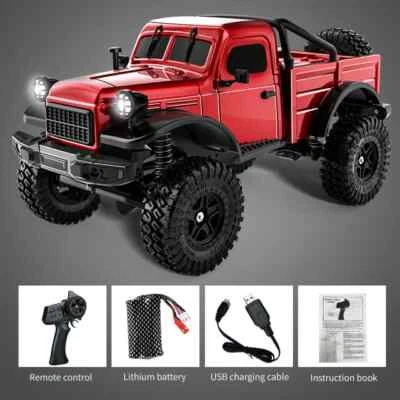 JJRC C8813 2.4G 4WD 12km/h Climbing Off-Road Lights Remote Controller RC Pickup - Image 1 of 4