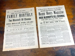 2 1883 Periodical Monthly Paper SELLING AGENT Grand Prize & Commissions, Watches - Picture 1 of 16