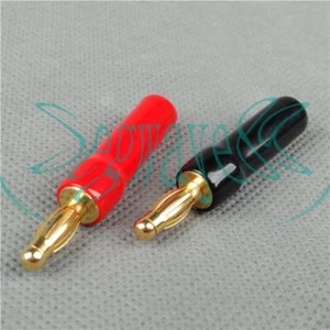 2PCS Speaker Cable Topline Banana Plug Connector New - Picture 1 of 1