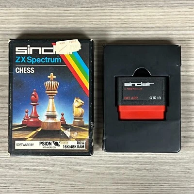 Jeu Vidéo Rom Sinclair ZX Spectrum Échiquier Non Testé 1982 Rétro Vintage - Photo 1/4