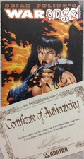 War Angel Platinum foil edition with COA. Very rare only 600 copies ever.