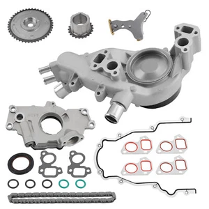 Kit de cadena de distribución bomba de aceite de agua para Chevrolet GMC Cadillac 4.8 5.3 6.0 12646386 - Imagen 1 de 12