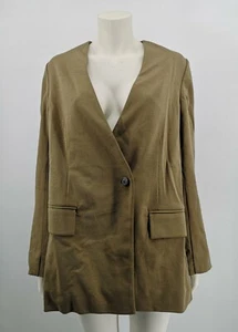COS Women's Brown Oversized Blazer Jacket Size UK S Small New With Tags - Picture 1 of 8