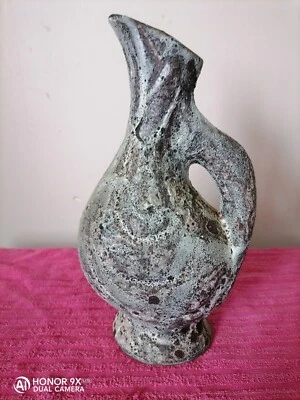 Superbe ancien pichet style Vallauris - Photo 1/4