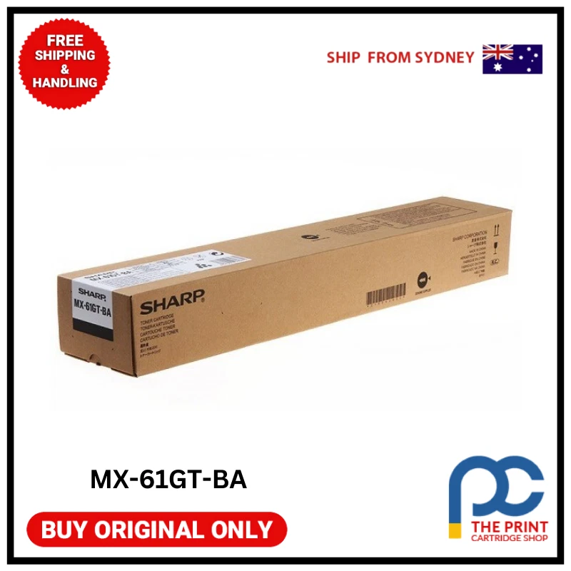 Toner Sharp MX61GTBA, Black Toner Cartridge MX 61 FOR MX 3070 4070 5070 - Image 1 of 1