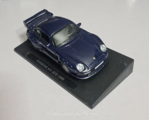 DeAGOSTINI Porsche Collection issue 7 Porsche 911 gt2 1996 navy blue 1:43 - Picture 1 of 6