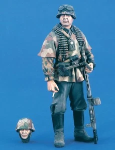 Verlinden 120mm 1/16 German MG 42 Machine Gunner WWII (with Optional Head) 2404 - Picture 1 of 1