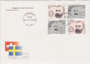 Sweden FDC 1997, Nobel Prize Winners, Chemistry - Picture 1 of 1
