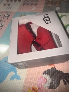 Red UGG Baby Infant Tasman Slippers 2/3 - Picture 1 of 2