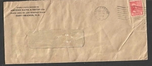 #811 6c PREXIE 1949 AMPERE BANK & TRUST CO., EAST ORANGE, NJ COVER - Bild 1 von 1
