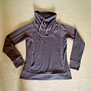Kuhl Women's Heather Gray Cowl Neck Long Sleeve Pullover Top Size Medium - Picture 1 of 13