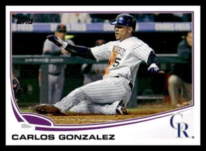 2013 Topps  Carlos Gonzalez #5 Colorado Rockies - Picture 1 of 2