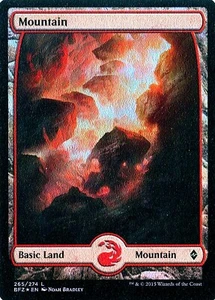 MTG - Battle for Zendikar - Mountain #265 - Full Art - Foil - Various conditions - Picture 1 of 1