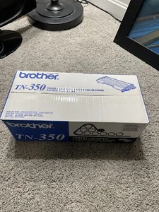 Brother TN350 2500 Pages Toner Cartridge - Black A4 New Factory Sealed - Picture 1 of 6