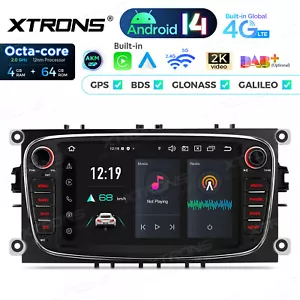 For Ford Focus Mondeo 2008-11 Android 14 8-Core 64G Car Radio GPS Stereo NAVI 7" - Picture 1 of 19
