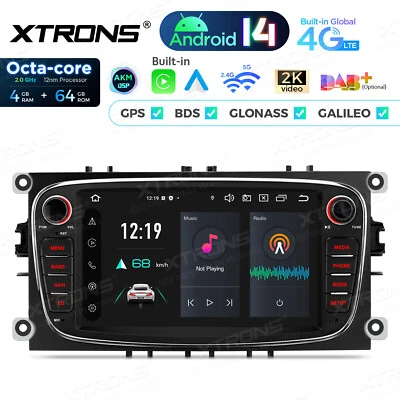 For Ford Focus Mondeo 2008-11 Android 14 8-Core 64G Car Radio GPS Stereo NAVI 7" - Image 1 of 4