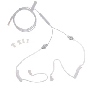 Binaural Double-Helix Radiation-proof Earphone Standard 3.5mm Port Built-in Mic - Bild 1 von 8