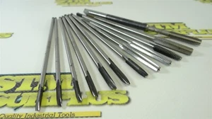 12 ASSORTED HSS NUT EXTENSION & PULLEY TAPS #5-40NC TO 5/16"-18NC R&N BESLY HWCO - Picture 1 of 8