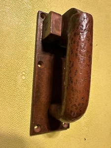 Vintage Door Knocker Hammered Midcentury copper bronze ? - Picture 1 of 7