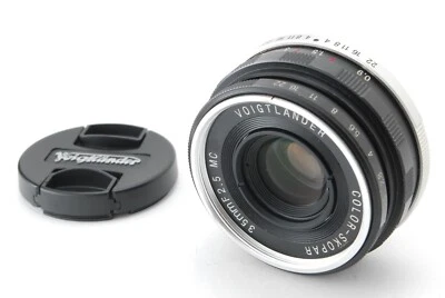 [NEAR MINT] Voigtlander COLOR-SKOPAR 35mm F2.5 Black MC L39 lens From JAPAN - Image 1 of 4