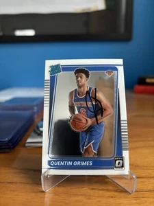 QUENTIN GRIMES NBA DONRUSS OPTIC ROOKIE AUTO NEW YORK KNICKS SIGNED RC NYK RARE! - Bild 1 von 1