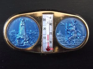Pieza de Colección Nuestra Señora con Termómetro, Protección Nuestra Señora y San Cristóvao - Imagen 1 de 5