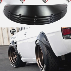 JDM Guardabarros Llamaradas Universal 3" Ancho 4 PSC Arco de Rueda SET - Imagen 1 de 8