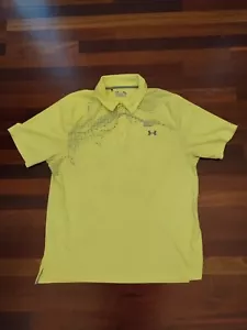 UNDER ARMOUR Men's NEON "Heat Gear" Polo Golf Short Sleeve Shirt Size: XL - Picture 1 of 7